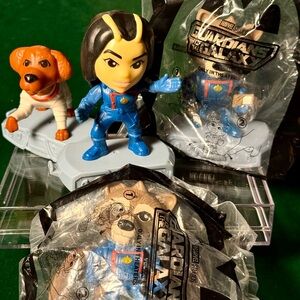 Guardians Vol. 3 Happy Meal Collectibles Rocket x2 * Mantis * Cosmo